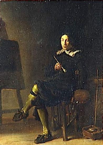 Cornelis Saftleven Self portrait oil painting picture